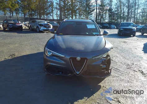 2018 Alfa Romeo Stelvio Ti Sport Awd z USA, uszkodzony, nr VIN ZASFAKNN5J7C18085